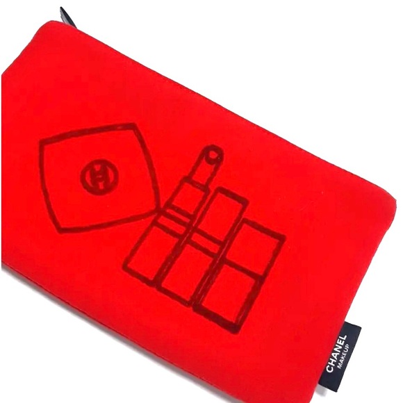CHANEL Other - Rare Limited Edition Chanel Makeup GWP Embossed Makeup Pouch